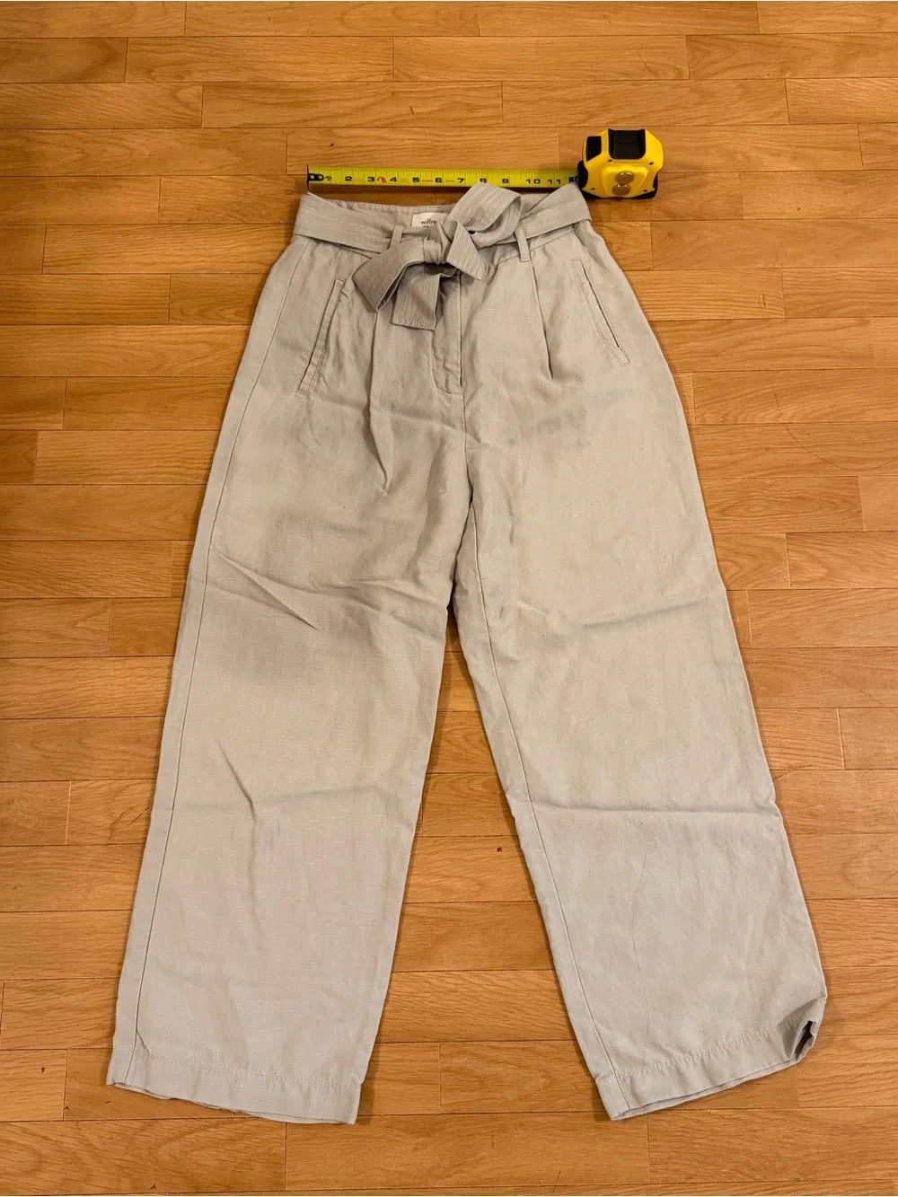 Aritzia Wilfred Linen Trouser Pants